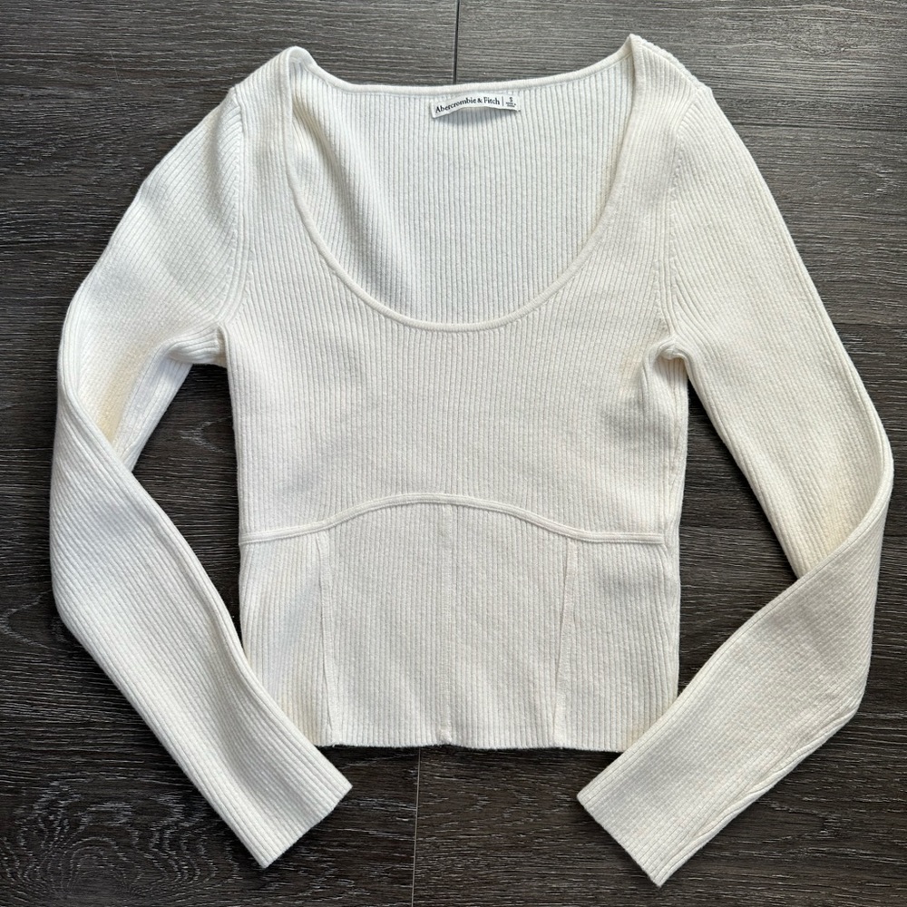 Abercrombie Corset Sweater (Size S)